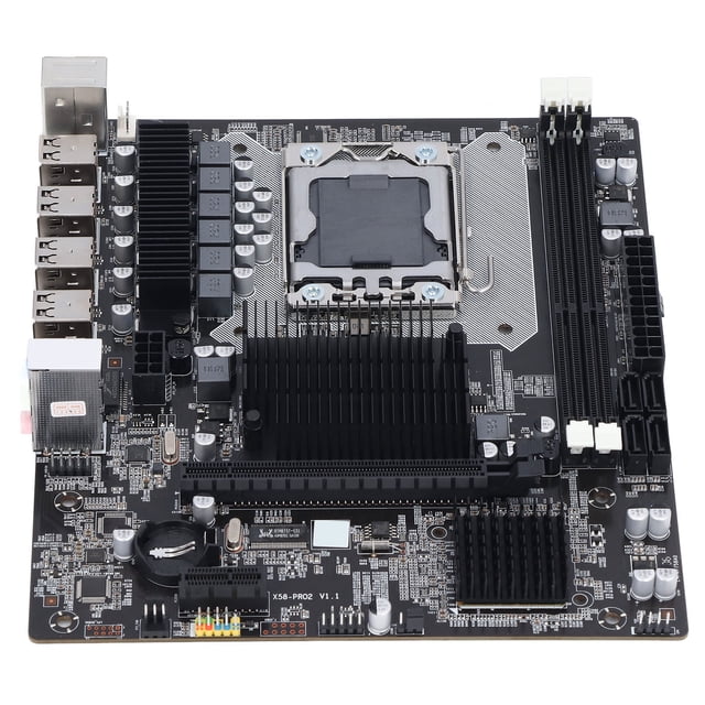 Placa Base de la Computera, Soporte de Material PCB Memoria ECC USB2.0 Puerto Motorita DDR3 para PC Para Computadora para escritorio