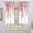 Burgundy, variant on Eucalyptus Leaf Kitchen Window Curtains, Spring Sage Green Farmhouse Leaves Watercolor Botanical Plants Window Treatments Drapes for Bedroom Living Room 84x84in