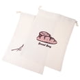 thumbnail image 5 of 2 Pcs Sacs à Pain en Lin Conteneurs à Pain Faits Maison Pochettes de Rangement Réutilisables, 5 of 5