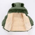 thumbnail image 2 of WXFAZCVU Baby Quilted Jacket with Hood Bear Ears Outwear Boys Girls Warm Winter Clothes Size 3-4 Years, 2 of 4