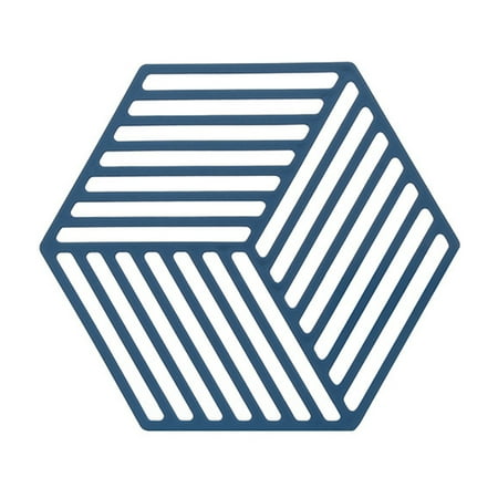 

Visland Table Mat Anti-scalding Anti-slip Geometry Adiabatic Solid Color Dining Room Tableware Insulation Mat Coaster Daily Use