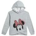 thumbnail image 2 of Disney Minnie Mouse Little Girls Fleece Pullover Crossover Hoodie and Pants Outfit Set Infant to Little Kid, 2 of 4