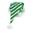 thumbnail image 6 of iiniim Girls Christmas Candy Cane Performance Kids Striped Jumpsuit Dance Skating Leotard with Hat Green 12, 6 of 7