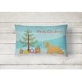 thumbnail image 2 of Carolines Treasures BB2904PW1216 Cocker Spaniel Merry Christmas Tree Canvas Fabric Decorative Pillow, 2 of 3