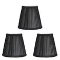 thumbnail image 1 of 3PCS E14 ClipOn Pantalla de lámpara de tela Pantalla de tela moderna Cubierta de luz de mesa para candelabro de vela (Negro), 1 of 10