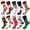10 Pairs, variant on ​YUNOVA 10 Pairs Bulk Christmas Socks for Women Men, Assorted Holiday Novelty Crew Socks with Santa Snowman Tree, Soft Xmas Stocking Stuffers Gifts for Adults Family