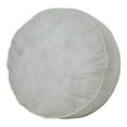 thumbnail image 3 of Greendale Home Fashions 15” Round Turquoise Quatrefoil Cotton Canvas Decorative Pillow, 3 of 4