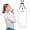 White, variant on AirTamer A310 Rechargeable Personal Air Purifier with Ionic Technology, Portable Wearable Air Cleaner, USB Rechargeable with Metal Travel Case, Black