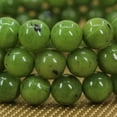 thumbnail image 3 of Angelstones Handmade Gemstone 10mm A Grade Canadian Nephrite Jade Round Beads Adjustable Braided Macrame Tassels Chakra Reiki Bracelets 7-9 inch Unisex, 3 of 3