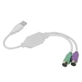 thumbnail image 5 of Monstrate 1 unidad USB 2 en 1 PS/2 teclado ratón a USB convertidor adaptador USB Cable divisor convertidor adaptador de teclado Type3 NO3, 5 of 5