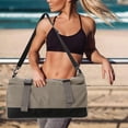 thumbnail image 1 of Fiudx Ofertas y liquidaciones Bolsa de gimnasio para hombres y mujeres, bolsa de viaje plegable, bolsa ligera, equipaje de gimnasio, bolsa deportiva para bolso de yoga, se puede llevar cruzado, 1 of 7