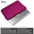 thumbnail image 4 of Funda para Laptop Naukay 13-13,3" Neopreno Rojo Vino, 4 of 7