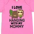 thumbnail image 4 of Inktastic I Love Hanging out with My Mommy with Sloth Boys or Girls Baby Bodysuit, 4 of 5