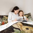 thumbnail image 5 of Homewish Teens Rabbit Cardinal Bird 2pcs Bedding Comforter Set,Merry Christmas Animal Twin Comforter Sets,Xmas Theme Breathable Bedding Set,Super Cozy Room Decor,Reversible, 5 of 8