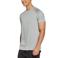 thumbnail image 4 of Baleaf Men's Quick Dry Short Sleeve T-Shirt Running Workout Shirts Grey Heather Size M, 4 of 5