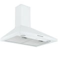 thumbnail image 1 of Ancona 30” Convertible Wall Mount Pyramid Range Hood in White, 1 of 7