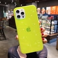 thumbnail image 3 of Compatible with iPhone 12 Pro Case Bling Clear Glitter Sparkle Case for Women Cute Slim Soft Silicone Gel Phone Case Flexible Cellphone case for iPhone 12/12 Pro 6.1" 2020 Purple (Green), 3 of 7