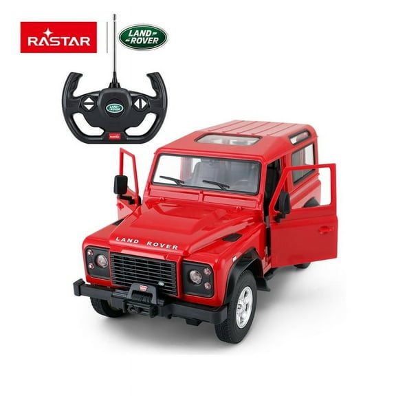 1/14 Scale Land Rover Denfender Licensed RC Remote Control Model Car w/Open Doors (Red)