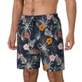 thumbnail image 2 of Daiia Hawaiian Style Mens Swim Trunks Swim Shorts Quick Dry Swim Shorts with Mesh Lining Pockets-Large, 2 of 9