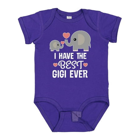 

Inktastic Best Gigi Grandma Ever Grandchild Gift Baby Boy or Baby Girl Bodysuit