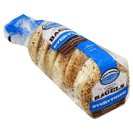 Wheat Montana The Whole Works Bagels, 6 ct, 20 oz