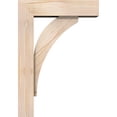 thumbnail image 3 of Ekena Millwork 5 1/2"W x 18"D x 26"H Thorton Block Smooth Bracket w/ Offset Brace, Douglas Fir, 3 of 25