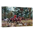 thumbnail image 1 of Global Gallery's 'Foxhunt' By Marilyn Hageman Stretched Canvas Wall Art, 1 of 4