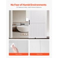 thumbnail image 4 of KFFKFF Sliding Barn Door with Hardware Kit, 48 x 84 inch MDF Panel, PVC Finish, 4 of 9
