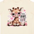thumbnail image 4 of Inktastic You Bet Giraffe I'm Cute Girls Toddler T-Shirt, 4 of 5