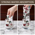thumbnail image 6 of 6 Pcs Funny Kitchen Towels,Multicolor Christmas Snowman Pattern Microfiber Dish Towels,Kitchen Tea Towels,Kitchen Towel Set (18" X 26"), 6 of 7