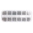 thumbnail image 3 of Precise Procession Practical High Strength Silver / Black Cross Self-Tapping Screw, Self-Tapping Screw, Home And Office Equipment For Electrical Appliances 1200Pcs Silver Screw Set, 3 of 8