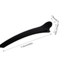 thumbnail image 3 of Krdevn Matte Black Long Hair Styling Clips Professional Salon Sectioning Non Hairpins Barrettes, 3 of 6