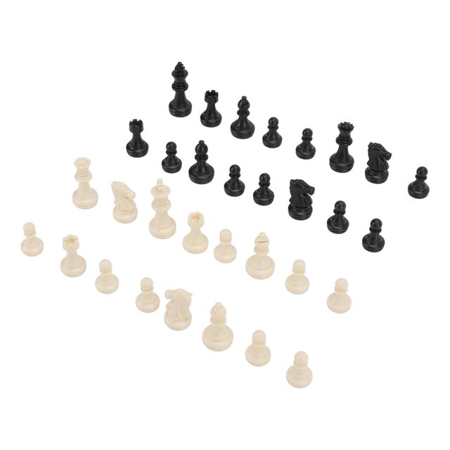 Chess Pieces PS Plastic Mini Chessmen Figurine Pieces 49mm King For Party Camping