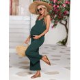 thumbnail image 6 of Yesfashion Women's Maternity Jumpsuit Pregnancy Casual Romper Strap Tank Top Baggy Pants, 6 of 8