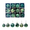 thumbnail image 1 of Navidad Bola Adorno Colgante Fiesta En Casa Adorno Decoración Colorida Bola De Navidad 12 Unids/Set 60Mm Árbol Advancent HA025731-06, 1 of 6