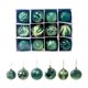 thumbnail image 1 of Navidad Bola Adorno Colgante Fiesta En Casa Adorno Decoración Colorida Bola De Navidad 12 Unids/Set 60Mm Árbol Yuarrent HA025731-06, 1 of 6