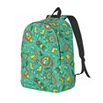 thumbnail image 1 of Disketp Funny Animals in Jungle Mochila de Lona Estampada, Mochila Escolar de Viaje Ligera para Estudiantes y Portátil-Medium, 1 of 5