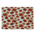 thumbnail image 2 of Flower Cutting Board, Floral Pattern Poppies Art Grassland Print Design Style, Decorative Tempered Glass Cutting and Serving Board, Large Size, Scarlet White Red, by Ambesonne, 2 of 5