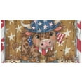 thumbnail image 2 of Cow Cowboy American Flag 3 Ring Binders 1.5 inch Hardcover File Folders with Interior Pockets A4 Size Organizer for School Office Hospital Set of 2, 2 of 8
