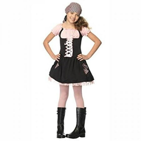 Big Girls' Treasure Hunt Pirate Costume Small