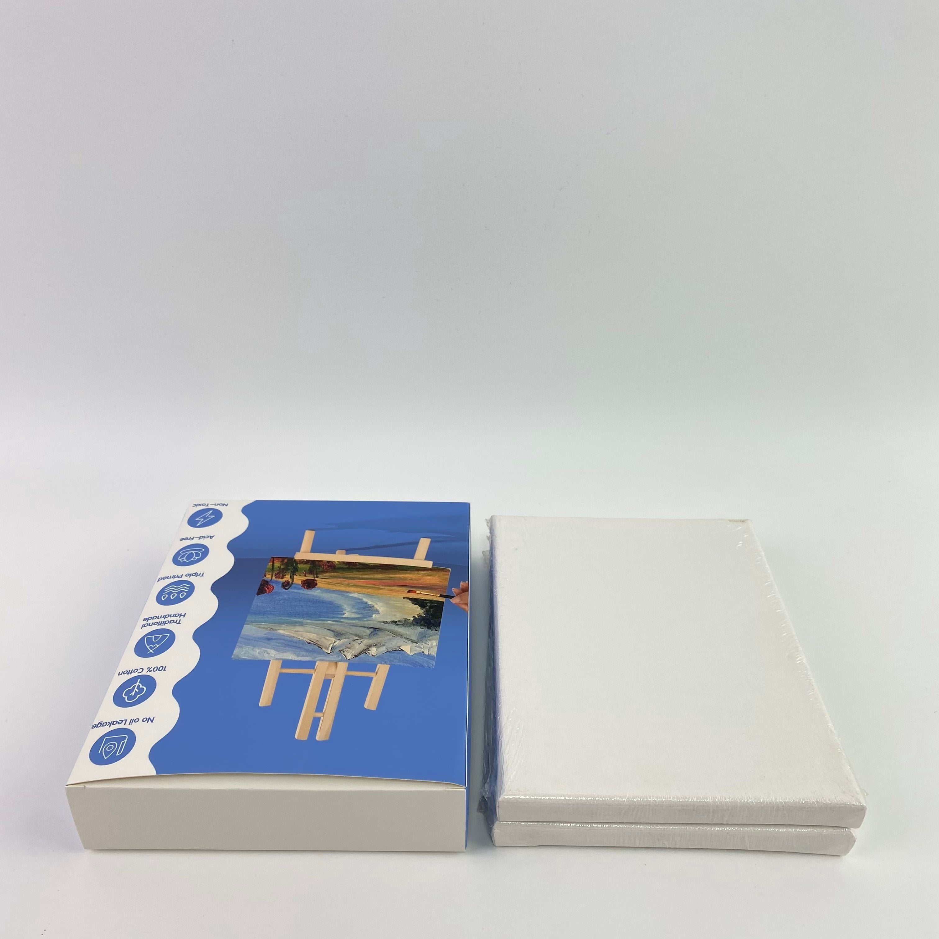 Aniwalart Canvas for painting,Canvas Boards for Painting Bulk,Art Novices Blank Canvas Panels, Gesso Primed 100% Cotton for Acrylic Oil Watercolor Tempera Paint