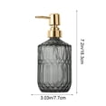 thumbnail image 3 of Glass Shampoo Bottles And Body Wash Bottles Pump-style Soap Dispenser Bottles Liquid Pump Bottles With A Textured Middle Bands, 3 of 6