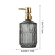 thumbnail image 3 of Botella de botella de jabón de vidrio tipo bomba – Champú recargable, gel de ducha. Envase, diseño antideslizante texturizado, bomba impermeable, cocina reutilizable en el baño doméstico, 3 of 6