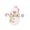 A004- D, variant on Christmas Decor Plush Snowman Table Ornament 1 Piece Pastel Light Up Accent for Holiday Indoor Display Colorful Pink Home Decor for Festive Season