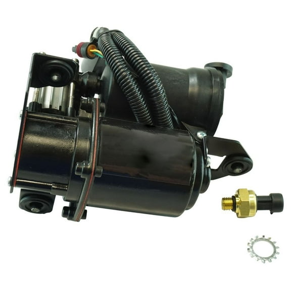TRQ Air Ride Suspension Compressor with Dryer for Escalade Suburban Tahoe Yukon PAA81062
