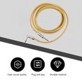 thumbnail image 4 of WHAMVOX 1Pcs Acoustic Guitar Cord Yellow PVC Material For Bass With Anti Interference, 4 of 8
