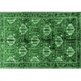 thumbnail image 1 of Ahgly Company Indoor Rectangle Persian Emerald Green Traditional Area Rugs, 2' x 4', 1 of 4