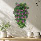 thumbnail image 4 of Flores colgantes artificiales de gloria de la mañana, enredaderas de orquídea de seda púrpura de 25.7 "de largo, decoración interior realista al aire libre para la cerca del patio del jardín, 1 manojo, 4 of 4