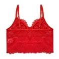 thumbnail image 4 of Tank Tops for Women,Fashion Lace Mesh Corset Tube Top Camisole with Backless Street Style Design,Camisole Tops for Women,Red,L, 4 of 9