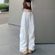thumbnail image 5 of WILLBEST Pantalones Casuales Holgados para Mujer, Estilo Cargo, para Correr, Estilo Urbano, de Pierna Ancha y Holgados, con Cordón Ajustable para Un Uso Diario Cómodo. Chica, 5 of 7